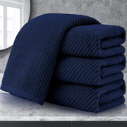 VOOVA & MOVAS Burgundy Towel Set - 100% Cotton | Lightweight | Soft | Quick Dry, 6 Piece Towel Set,2 Large Bath 30"x56", 2 Hand 18"x28", 2 Washcloths 13"x13", Towels Gift Set, Red Towels