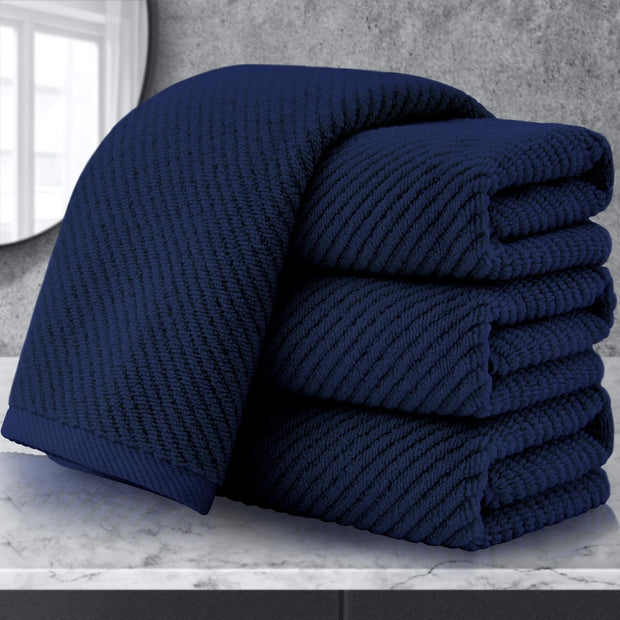 VOOVA & MOVAS Burgundy Towel Set - 100% Cotton | Lightweight | Soft | Quick Dry, 6 Piece Towel Set,2 Large Bath 30"x56", 2 Hand 18"x28", 2 Washcloths 13"x13", Towels Gift Set, Red Towels