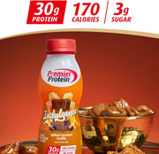 Premier Protein Indulgence Protein Shake, 30g Protein, 3g Sugar, Salted Caramel Truffle, 11.5 fl oz, Pack of 12