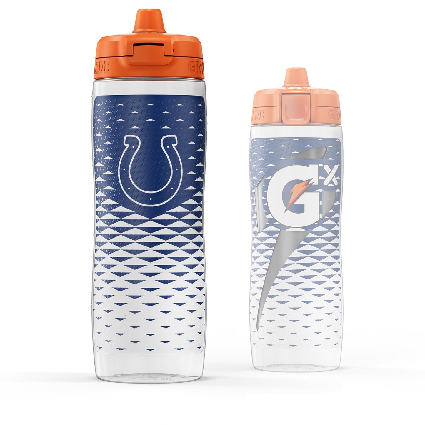 Gatorade Gx NFL Non-Slip Squeeze Bottles, 30 fl oz, Gx Hydration System