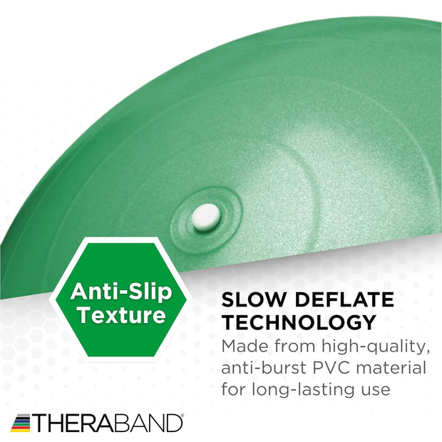 THERABAND Pro Series Exercise Ball, 26" Green Stability Trainer for 5'7"–6'1" Users, Anti-Burst Yoga & Pilates Ball, Balance & Core Trainer, For Athletes Fitness at Gym & Home
