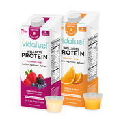 Vidafuel Protein Drink, 16g Protein Per 2oz Shot, 32 fl oz Carton, Citrus, Collagen and Whey Drink, No Artificial Sweeteners
