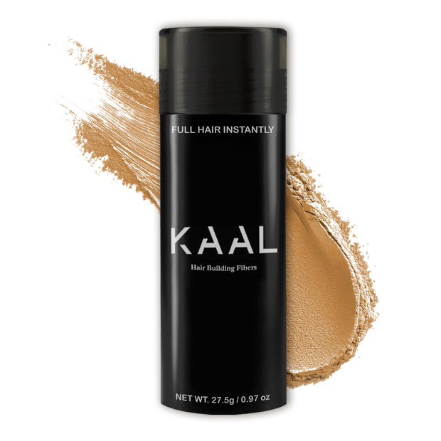 KAAL Hair Fibers | Hair Powder - (27.5g, Dark Brown), Refillable Bottle Hair Filler for Thinning Areas - For Men and Women