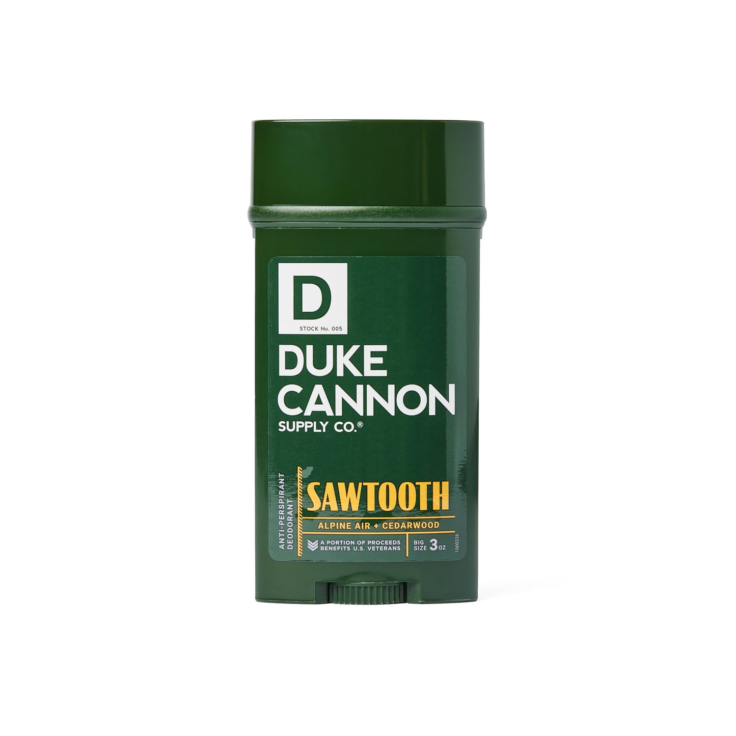 Duke Cannon Anti-Perspirant Deodorant, Superior - Fresh Water & Neroli Scent, Aloe, Vitamin E & Activated Charcoal, Paraben & Phthalate Free, 3 oz.