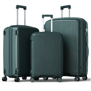 Nazhura Luggage Set, 3-Piece Hardside Suitcase Set, 20-inch Carry On, 24-inch, 28-inch Luggage