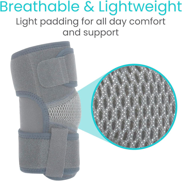 Vive Elbow Brace - Tennis Compression Sleeve - Wrap for Golfers, Bursitis, Left or Right Arm - Tendonitis Support Strap for Golf, Men and Women - Epicondylitis and Sports Recovery