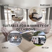 Living Room Set Brown Breathing Leather Sofa Living Room Furniture Set Power Recliner Manual Sofa,Loveseat and Chair with Cup Holders/Storage Console/LED Light for Living Room