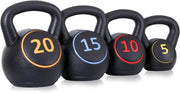 ZENY Kettlebell Sets, 4-Piece Kettlebells 5lb, 10lb, 15lb, 20 lb, Kettle Bell Weights for Dumbbel Weights Exercise, Strength Strainging Kettlebells, Home Gym, Full Body Workout Equipment