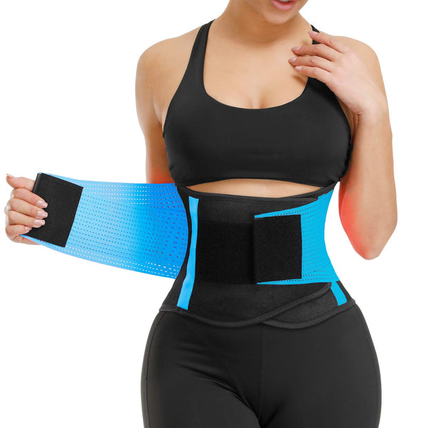 VENUZOR Waist Trainer Belt for Women - Waist Cincher Trimmer - Slimming Body Shaper Belt - Sport Girdle Belt (UP Graded)