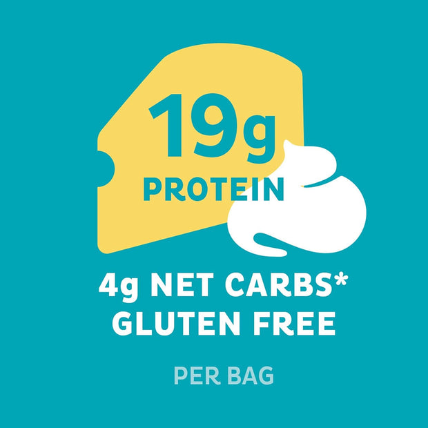 Quest Nutrition Cheddar & Sour Cream Protein Chips, 19g Protein, 4g Net Carbs, Low Carb, Gluten Free, 1.1 oz (Pack of 12)