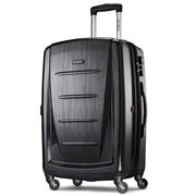 Samsonite Winfield 2 Hardside Expandable Luggage with Spinner Wheels, Burgundy, Checked-Medium 24-Inch
