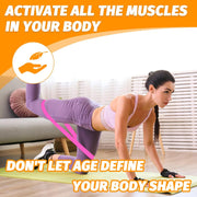 Pilates Ring Set – Home Pilates Equipment for Women Kit with Magic Circle Pilates Ring and Ball Set, Resistance Bands & Massage Balls & Exercise Bands for Toning，Flexibility & Core Strength