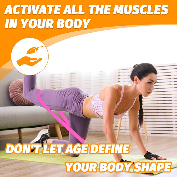 Pilates Ring Set – Home Pilates Equipment for Women Kit with Magic Circle Pilates Ring and Ball Set, Resistance Bands & Massage Balls & Exercise Bands for Toning，Flexibility & Core Strength