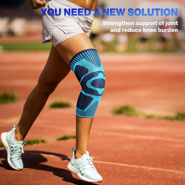 NEENCA Knee Brace for Knee Pain Relief, Medical Knee Support with Patella Pad & Side Stabilizers, Compression Knee Sleeve for Meniscus Tear, ACL, Arthritis, Joint Pain, Runner, Sport- FSA/HSA APPROVED