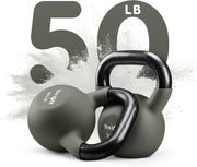 Yes4All Neoprene Coated & Kettlebell Sets - Hand Weights for Home Gym & Dumbbell Weight Set training 50 lb