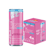 Red Bull Pink Edition Sugar Free Energy Drink, Wild Berries, 8.4 fl. oz., 6 x 4 Cans, Pack of 24 Cans, with 80mg Caffeine, Taurine & B Vitamins