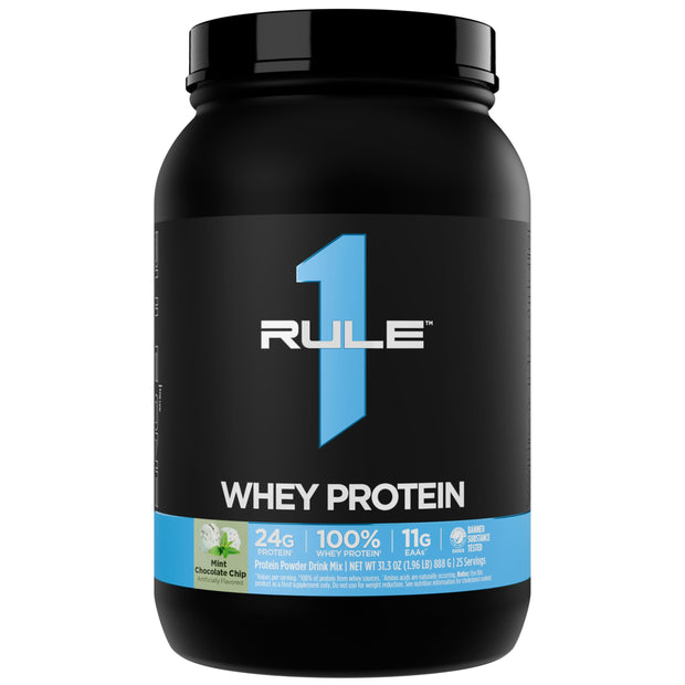 Rule 1 Whey Protein – 24g Fast-Acting Protein from All-Whey Sources with Naturally Occurring EAAs & BCAAs for Workout Recovery or Anytime Use (5 Pounds*, Vanilla Ice Cream)