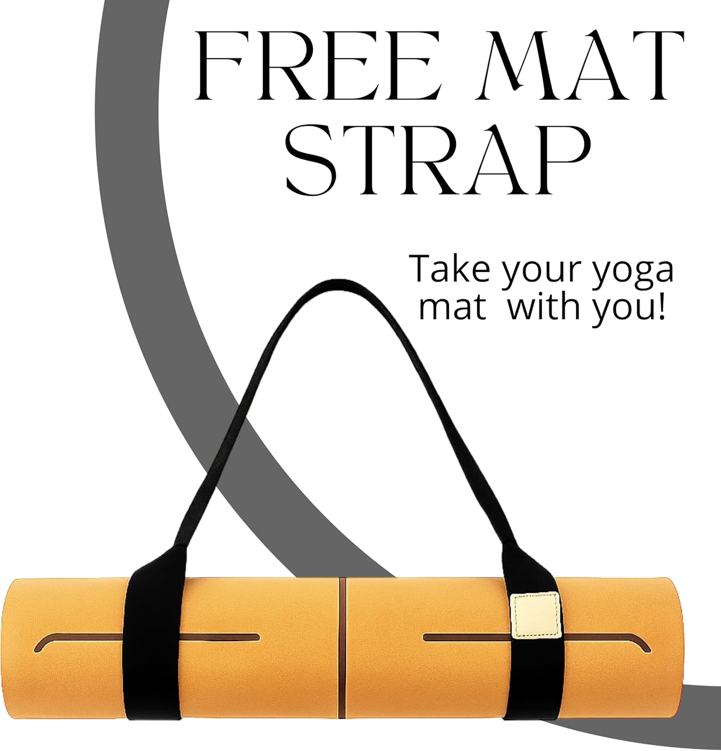 Cork Yoga Mat 6mm – Non-Slip, Sweat-Resistant, Eco-Friendly with Alignment Lines & Carry Strap
