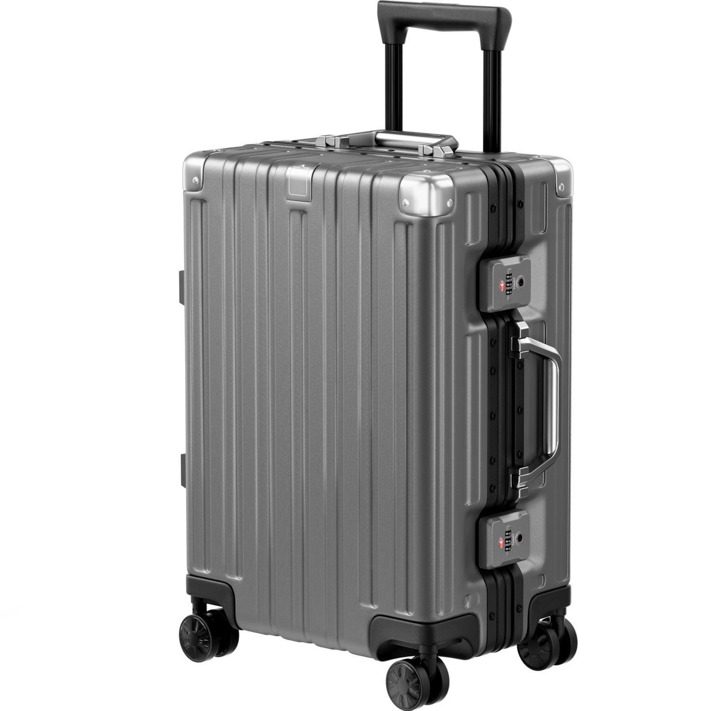 Krute Luggage 28 Inch Checked Suitcase with Spinner Wheels Zipperless Aluminum Frame Luggages TSA Lock No Zipper Hardshell Lightweight PC+ABS Large Suitcases