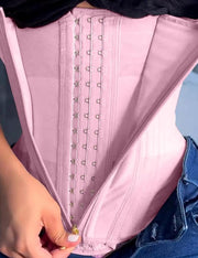 SHAPSHE Waist Trainer for Women Tummy Control Workout Waist Cincher Corset Shapewear Postpartum Body Shaper with Zipper Hook