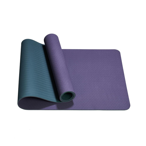 Non-Slip TPE Yoga Mat for Women & Men, 72"x24" Extra-Long Pilates Mats for Hot Yoga, HIIT, Floor Workouts, Lightweight Fitness Mat with Dual Grip