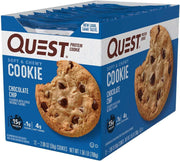Quest Nutrition Chocolate Chip Protein Cookie, 15g Protein, 1g Sugar, 2g Net Carbs, Keto Friendly, High Protein, Low Carb; 12 Count
