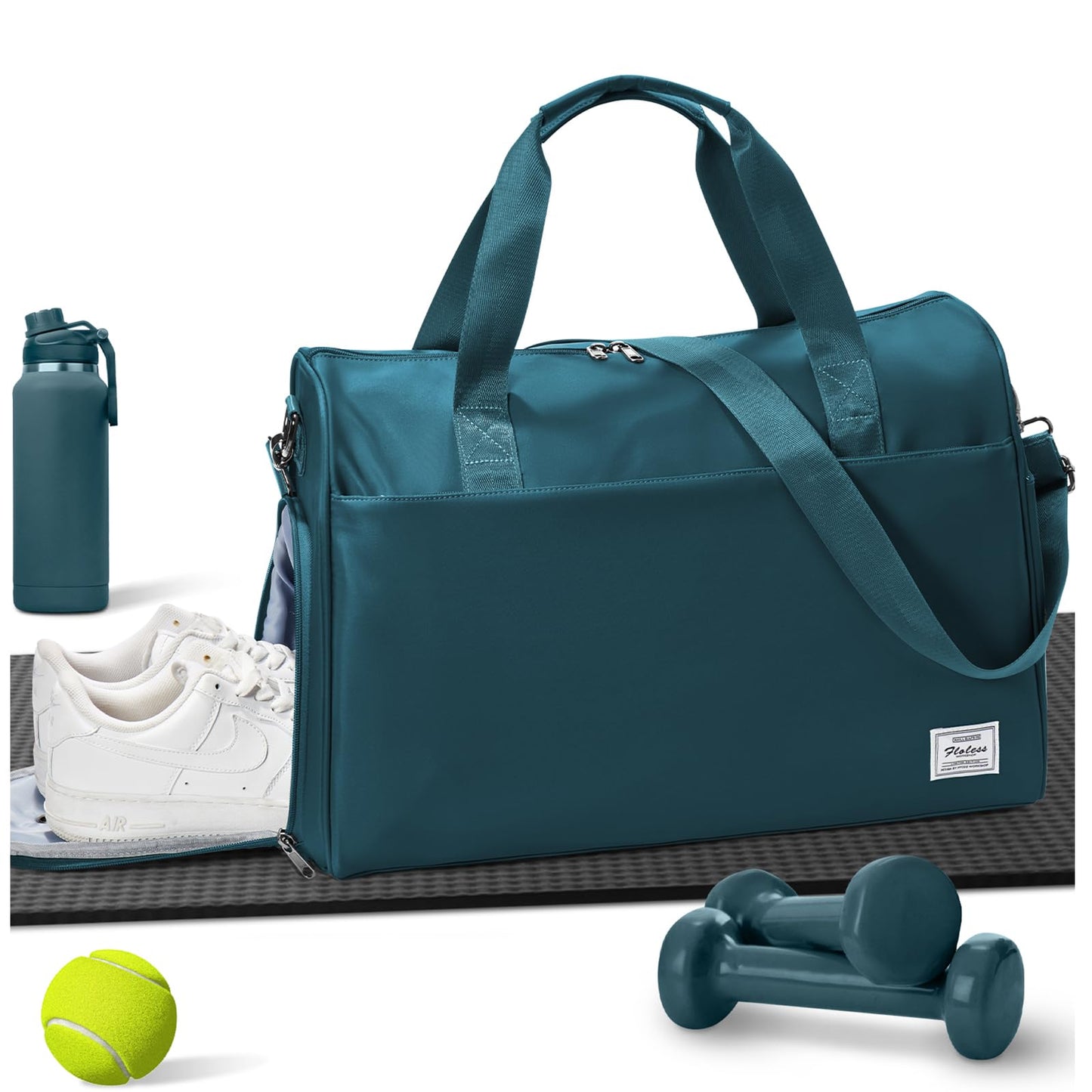 Gym Bag Womens,Travel Duffel Carry on Bag Sport Tote Bag Weekend Overnight Bag