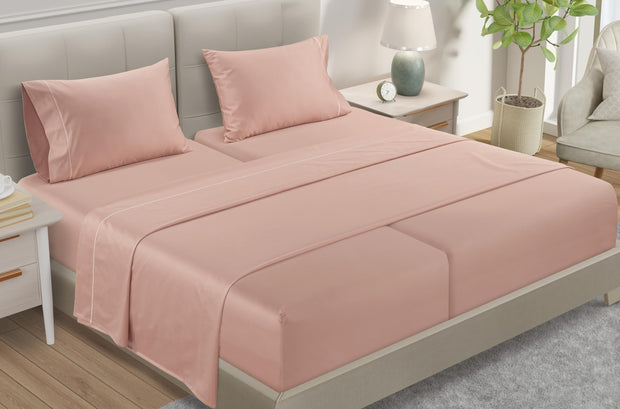 100% Egyptian Cotton Sheets King Size Sheets Set with Fully Elasticated Fitted Sheet & Pillowcase sets, 800 TC Hotel Collection Deep Pocket King Sheet Set, No Pill Soft Breathable Luxury White Bedding