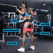 Non-Slip Hip Resistance Bands for Working Out - Fabric Elastic Exercise Bands Strength Training, Physical Therapy, Pilates & Yoga - Booty Workout Bands for Women/Men Legs & Thigh Glutes