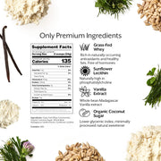 ProMix Nutrition Whey Protein Powder, Vanilla - Grass-Fed - ­Post Workout Fitness & Nutrition Shakes, Smoothies, Baking & Cooking Recipes - Gluten-Free & Keto-Friendly - 2.5 Pound (Pack of 1)