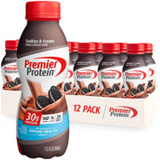 Premier Protein Shake, Chocolate Peanut Butter, 30g Protein, 1g Sugar, 24 Vitamins & Minerals, Nutrients to Support Immune Health, 11.5 Fl Oz, 12 Count