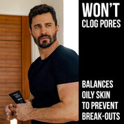 RUGGED & DAPPER - Age Defense Face Moisturizer for Men | 4oz | Hydrating Mens Face Lotion | Unscented + Anti- Aging Formula for Clear Skin | Natural Ingredients | Made in USA