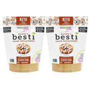Wholesome Yum Besti Natural Brown Sugar Substitute - Keto Brown Monk Fruit Sweetener Blend With Allulose (No Erythritol) - Non GMO, Zero Carb, Zero Calorie, Sugar Free, No Aftertaste (12 oz)