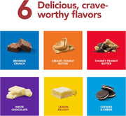 think! Protein Bars, High Protein Snacks, Gluten Free, Kosher Friendly,Variety Pack, Nutrition Bars, 2.1 Oz per Bar, 12 Count (Packaging May Vary)