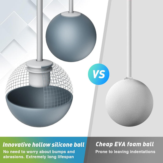 Weighted Cordless Jump Rope for Fitness - Silent Skipping Rope for Home Workouts, Adults & Beginners