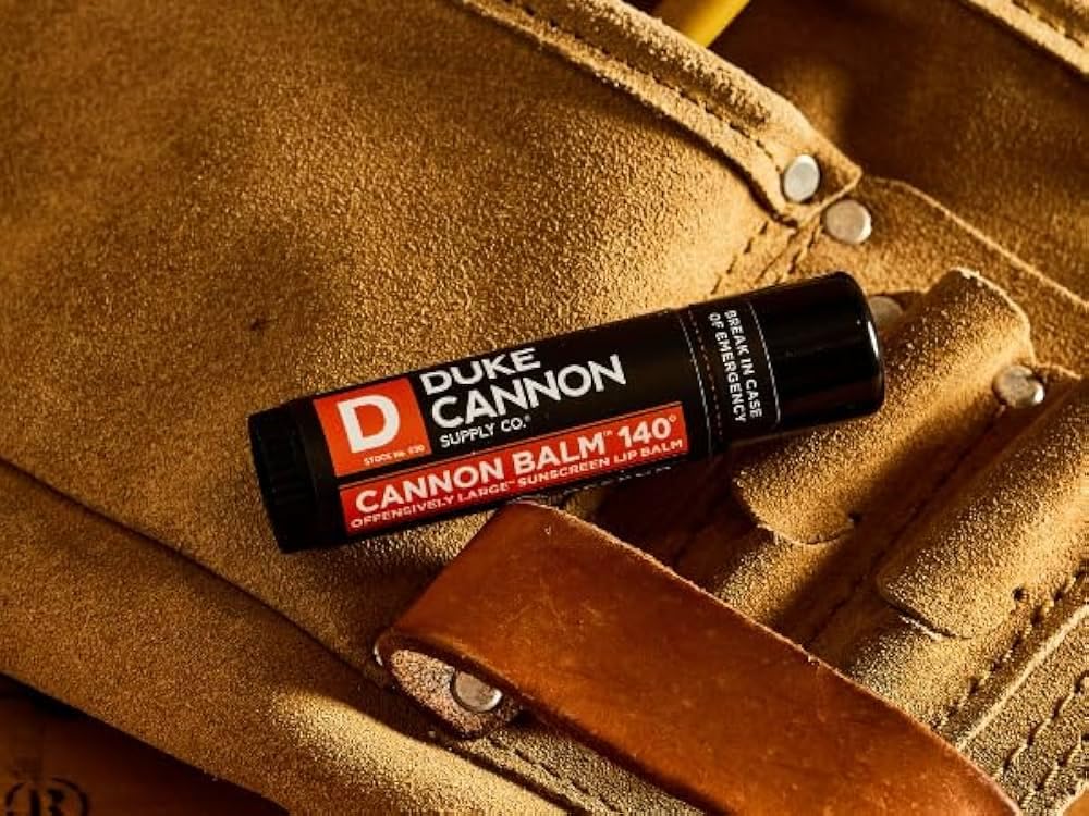 Duke Cannon Cannon Lip Balm 140° & Tactical Lip Protectant Bundle - SPF 30 & SPF 15, Blood Orange Mint & Fresh Mint Flavors, 4-Pack (2 Pack Each Flavor)