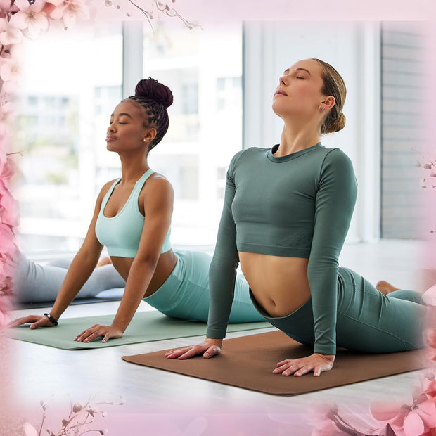 Timgle 12 Pack Yoga Mat Bulk, 4mm Thick Extra Long Sports Mat Anti Slip Tear Resistant Yoga Exercise Set for Fitness Stretching Home Workout Gym and Studio