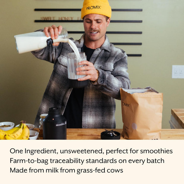 ProMix Nutrition One Ingredient Whey Protein Powder, 25g Protein per Serving, Sugar Free, Soy Free, Unflavored - 32 Servings