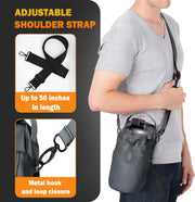 Magnetic Gym Bag for Men and Women Magnetic Bottle Bag with Secure Attachment for Gym, Travel and Workouts Design Keeps Belongings Clean and Organized Fits Water Bottles, Phone Essentials