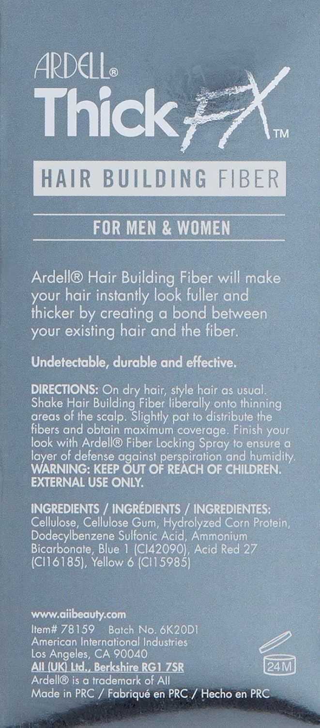 Ardell Hair Building Fiber - Hair Fibers for Thinning Hairs, Instant Fuller Hair for Men & Women, Hair Loss Concealer, Boosts Volume Instantly