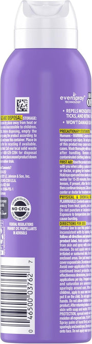OFF! Clean Feel Insect Repellent Aerosol with 20% Picaridin, Bug Spray with Long Lasting Protection from Mosquitoes, Feels Good on Skin, 5 oz