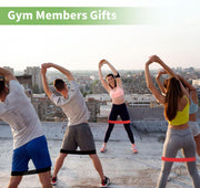 100 PCS Bulk Resistance Bands, Loop Exercise Bands Set for Gym Members Sports Class Students Gift, 5 Pieces Each Set with Storage Bag, Fitness Bands for Outdoor Home Gym Yoga Pilates