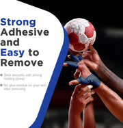 OK TAPE 4 Rolls Athletic Tape, Sports Tape for Injuries, Rigid, Easy Tear Medical Tape, Wrist Tape, No Sticky Residue | Secure Ankle, Finger, Knee- 1.5inch x 15yards (Purple)