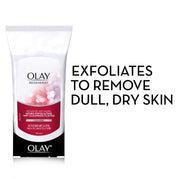 Olay Makeup Remover Wipes, Regenerist Micro-Exfoliating Wet Cleansing Cloths, Facial Cleanser for Women - Exfoliates, Refreshes, Smooths Texture, Travel Approved, 30 ct - 3 Pack