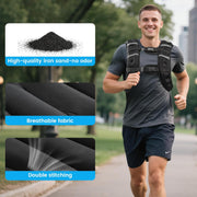 Weighted Vest for Woman Men, 6lb/8lb/12lb/16lb/20lb/30lb Weight Vest with Reflective Stripe, Weight Vests Adjustable for Walking, Weight Loss, Training, Running