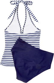 SUUKSESS Women Sexy Halter Tankini Bathing Suit Slimming Tummy Control Swimsuit