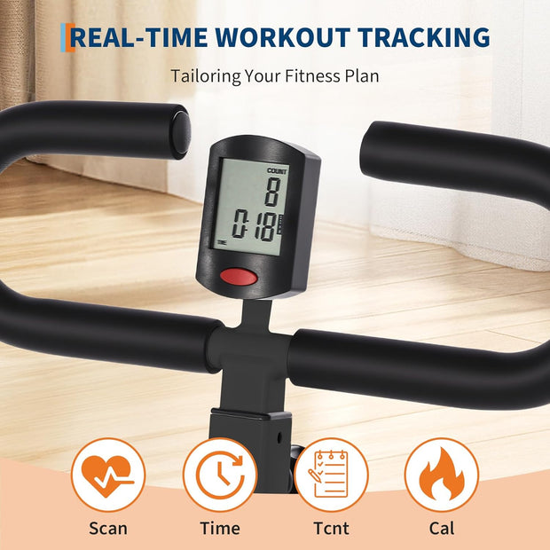 Squat Machine, Squat Assist Trainer with Adjustable12 Level Resistance, Foldable Squat Ride Rowing Machine for Home, Full Body Workout Gym for Glutes Legs Workout, 350 LBS Capacity