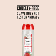 Suave Strawberry Delight Uplifting Body Wash, Formulated with Glycerin and Vitamin E for Hydrating and Gently Cleansing Skin, 18 oz, 6 Pack