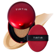 TIRTIR Mask Fit Red Cushion Foundation | Full coverage, Weightless, Skin fit, Satin Glow Finish, Korean Makeup, beauty, Tattoo cover up, Buildable (#29N Natural Beige, 0.63 Fl Oz)