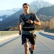 VEVOR Adjustable Weighted Vest, 11-20lb/20-32lbs/35lbs/40lbs Weight Vest with 6 Ironsand Weights and Reflective Stripe, Workout Equipment for Strength Training Running Jogging